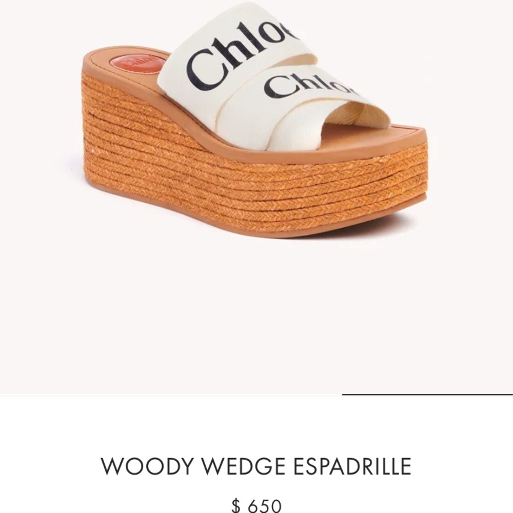 Chloe wedge sandals